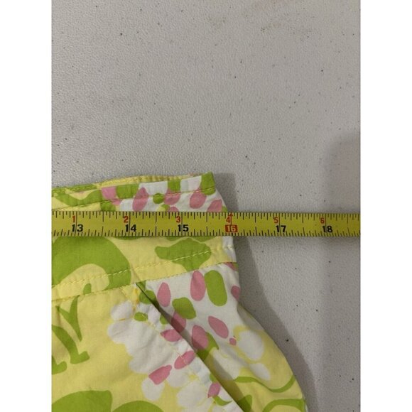 Lilly Pulitzer Jubilee Floral Cotton Shorts Women Size 6 - Picture 10 of 12